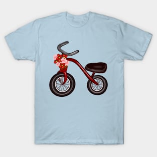 Tricycle with flower basket T-Shirt